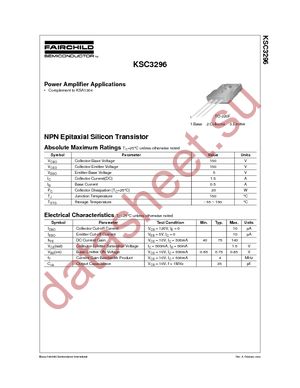 KSC3296YTU datasheet  